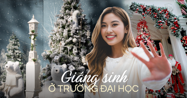 Sinh viên nô nức “check in” không khí Noel trường mình, nơi nào cũng xịn chẳng kém trời Âu!