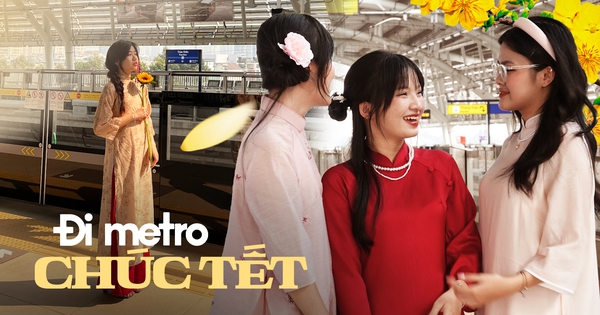 Mùng 1 Tết Ất Tỵ, lần đầu tiên Gen Z rủ ba mẹ đi chúc Tết bằng metro: Sao mà nó ngầu!!!