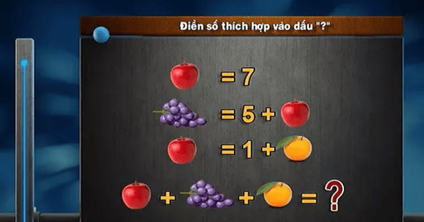 Bài toán Olympia chỉ cần phép tính “7 + 12 + 6 = 25” nhưng nhiều người không giải được, nhìn kỹ hóa ra có quy tắc